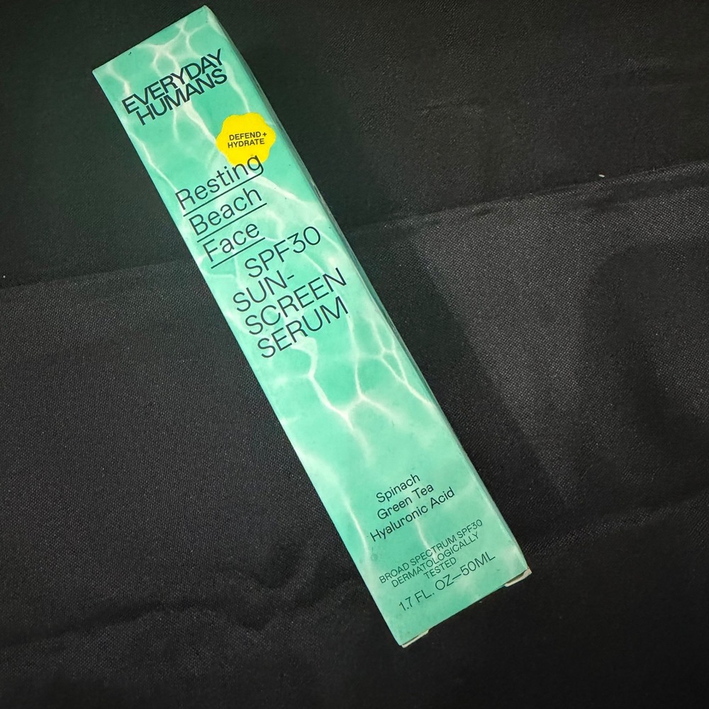 Everyday Humans Resting Beach Face SPF30 Sunscreen Serum 1.7 fl oz 50ml NIB